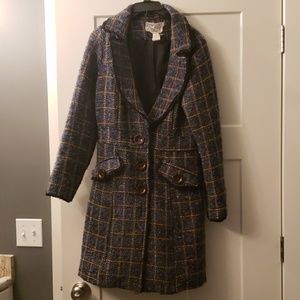 Women's plaid coat